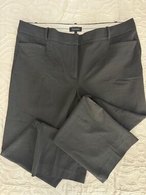 Talbots Black Straight-Leg Dress Pants